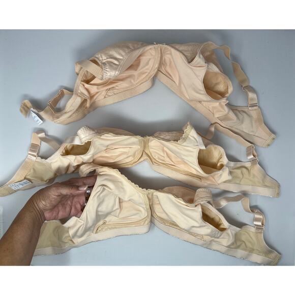 Classique NWT Wireless Pocket Bra 38B 772E Post Mastectomy Surgery Blush Beige - Picture 4 of 7